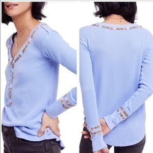 We The Free People Rainbow Thermal sz L